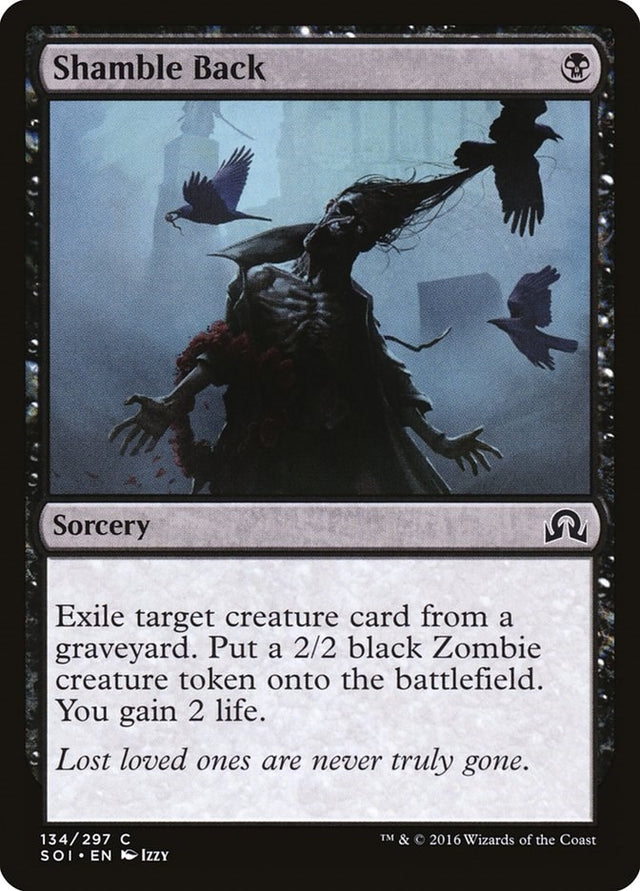 Image for Shamble Back (134) (Shadows over Innistrad) (SOI) - Magic: The Gathering