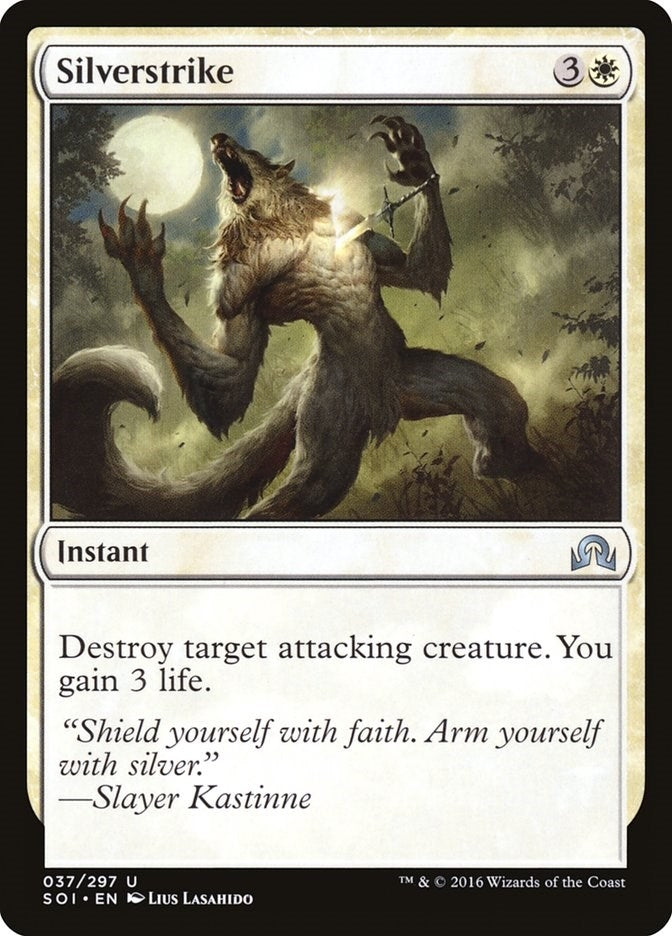 Image for Silverstrike (37) (Shadows over Innistrad) (SOI) - Magic: The Gathering