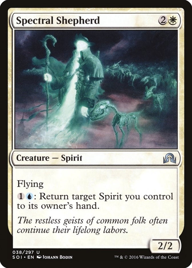 Image for Spectral Shepherd (38) (Shadows over Innistrad) (SOI) - Magic: The Gathering