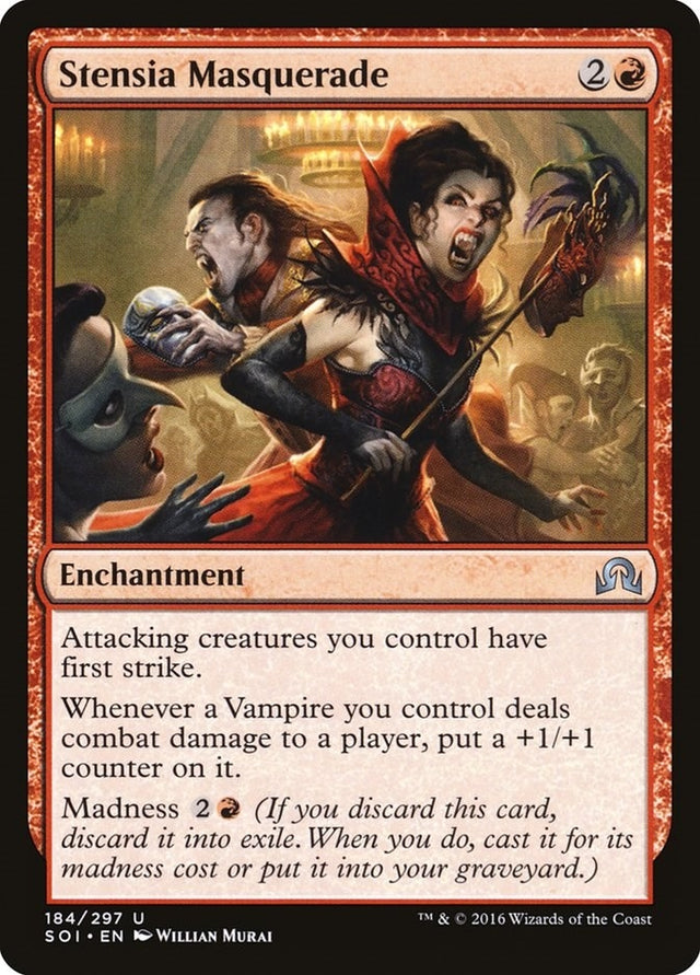 Image for Stensia Masquerade (184) (Shadows over Innistrad) (SOI) - Magic: The Gathering