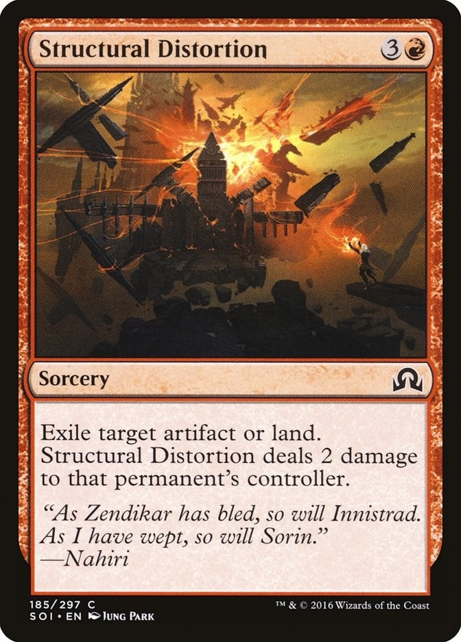 Image for Structural Distortion (185) (Foil) (Shadows over Innistrad) (SOI) - Magic: The Gathering