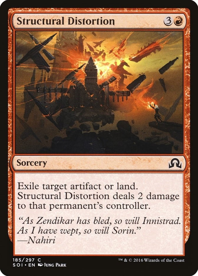 Image for Structural Distortion (185) (Foil) (Shadows over Innistrad) (SOI) - Magic: The Gathering