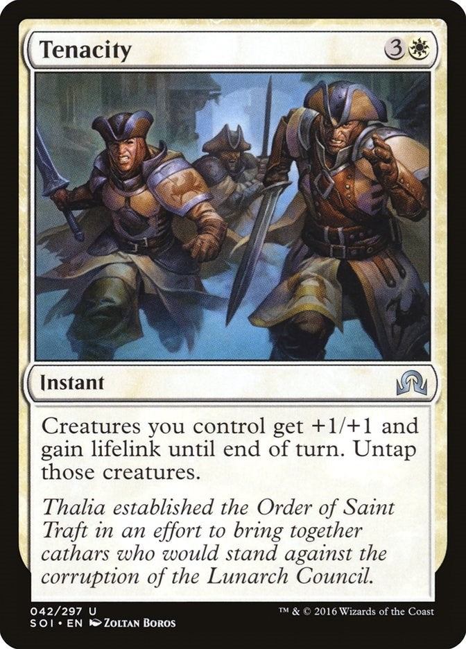 Image for Tenacity (42) (Foil) (Shadows over Innistrad) (SOI) - Magic: The Gathering