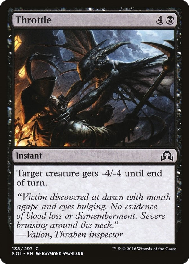 Image for Throttle (138) (Foil) (Shadows over Innistrad) (SOI) - Magic: The Gathering