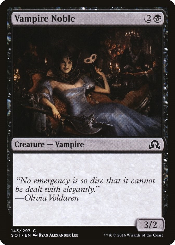 Image for Vampire Noble (143) (Shadows over Innistrad) (SOI) - Magic: The Gathering