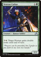 Image for Veteran Cathar (238) (Foil) (Shadows over Innistrad) (SOI) - Magic: The Gathering