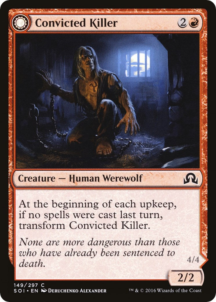 Image for Convicted Killer (149) (Foil) (Shadows over Innistrad) (SOI) - Magic: The Gathering