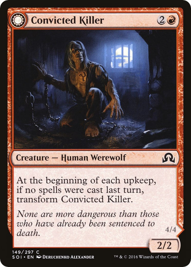 Image for Convicted Killer (149) (Foil) (Shadows over Innistrad) (SOI) - Magic: The Gathering