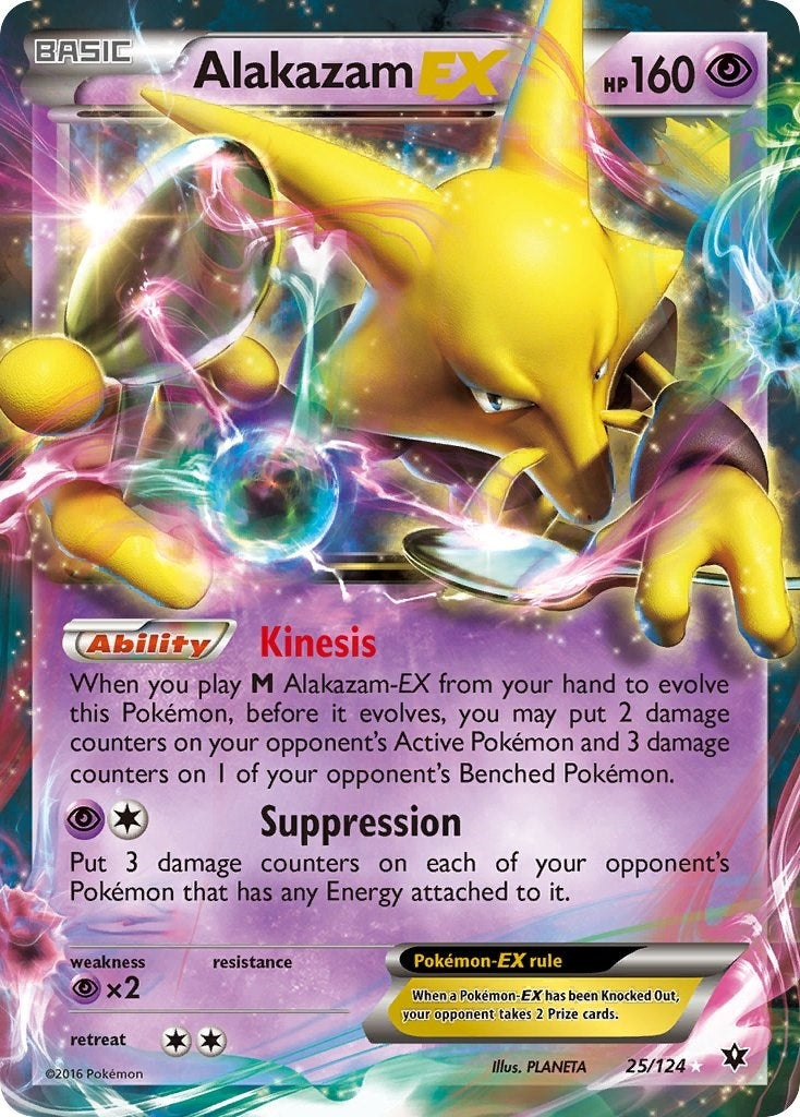 Image for Alakazam EX (25/124) (XY - Fates Collide) - Pokemon