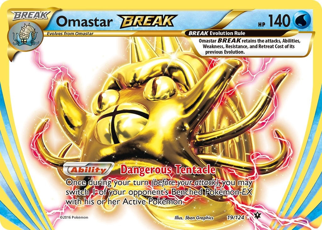 Image for Omastar BREAK (19/124) (XY - Fates Collide) - Pokemon
