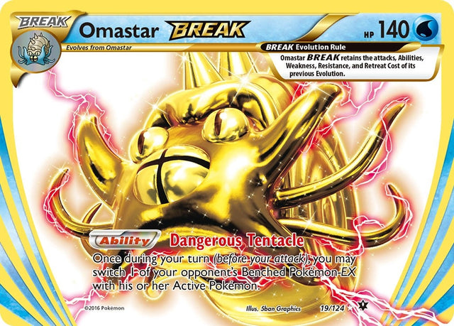 Image for Omastar BREAK (19/124) (XY - Fates Collide) - Pokemon