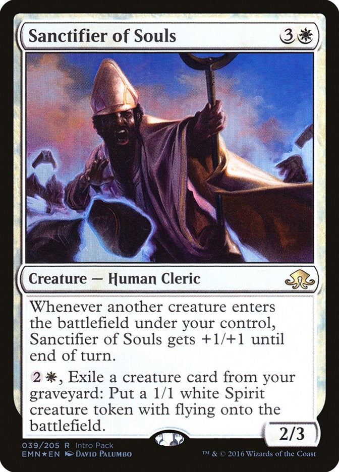 Image for Sanctifier of Souls (39) (Foil) (Unique and Miscellaneous Promos) (UMP) - Magic: The Gathering