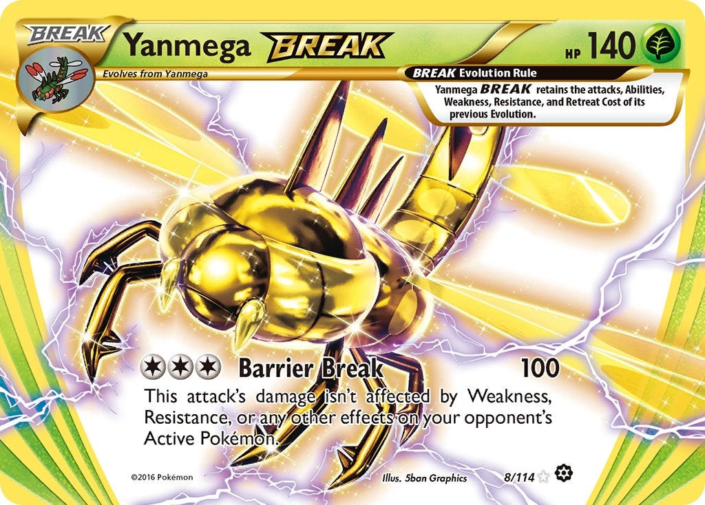 Image for Yanmega BREAK (8/114) (XY - Steam Siege) - Pokemon