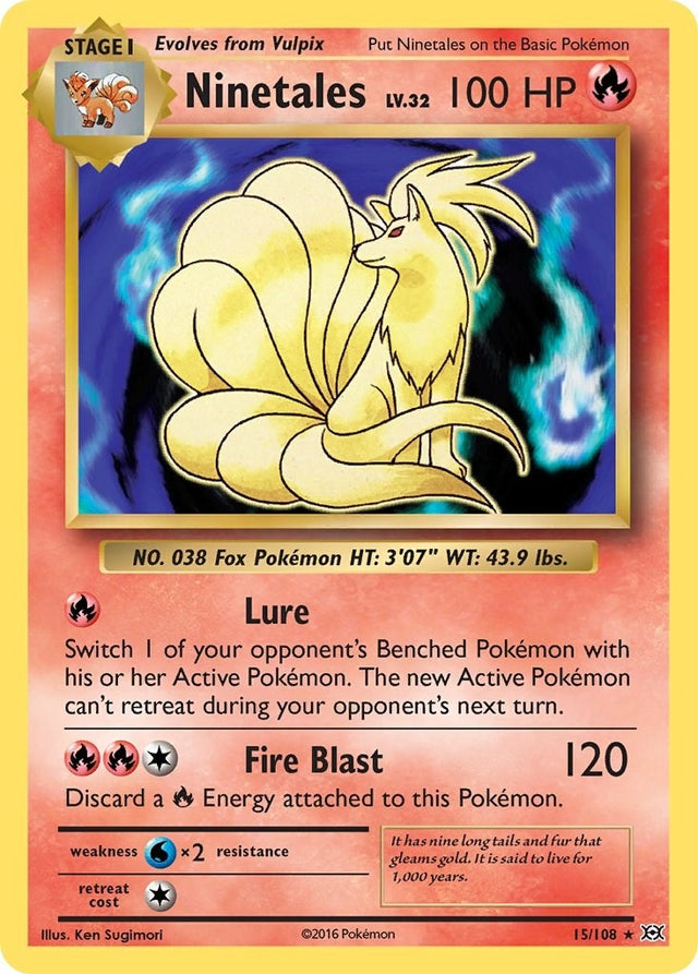 Image for Ninetales (15/108) (XY - Evolutions) - Pokemon