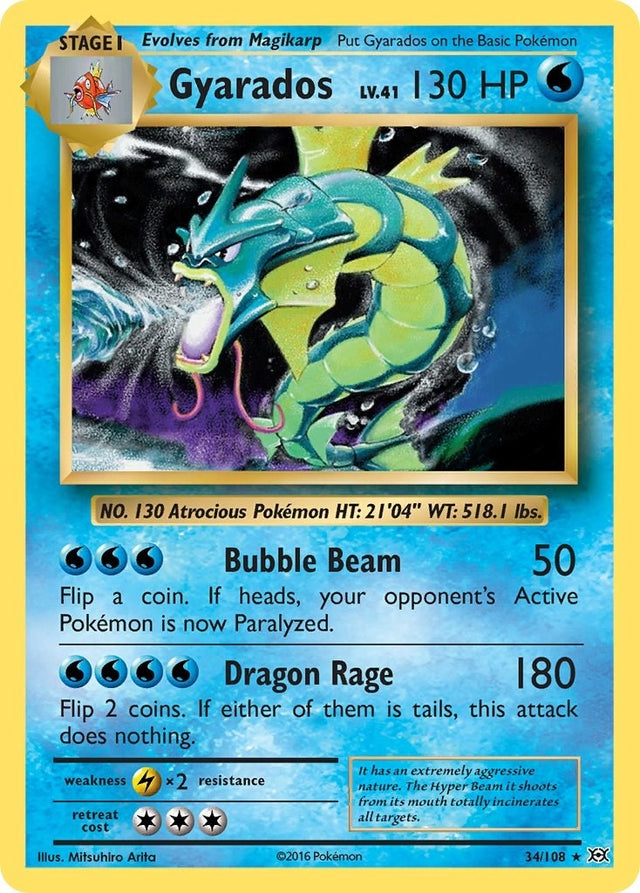 Image for Gyarados (34/108) (XY - Evolutions) - Pokemon