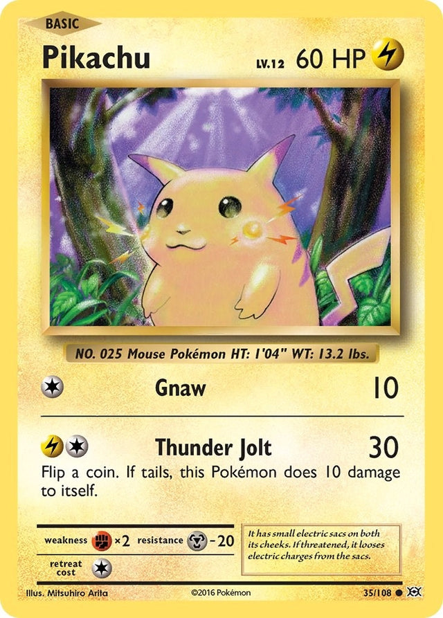 Image for Pikachu (35/108) (XY - Evolutions) - Pokemon
