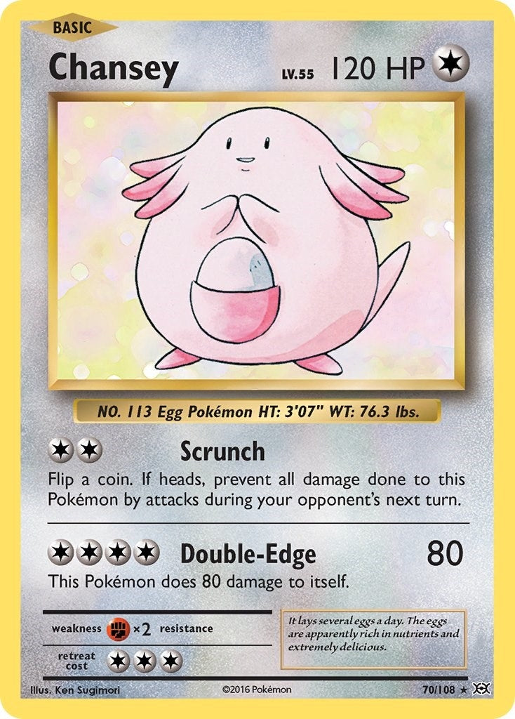 Chansey (70/108) (XY - Evolutions)