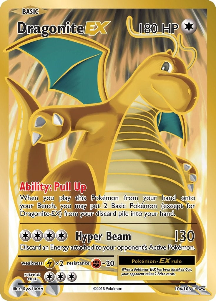 Dragonite EX (Full Art) (106/108) (XY - Evolutions)