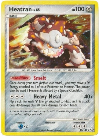 Image for Heatran - 30/146 (DP Legends Awakened) (030/146) (Deck Exclusives) - Pokemon
