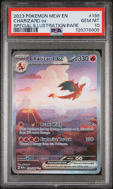 CHARIZARD ex SPECIAL ULLUSTRATION RARE 2023 POKEMON 151 PSA 10