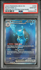 BLASTOISE EX SIR 2023 MEW EN 151 PSA 10