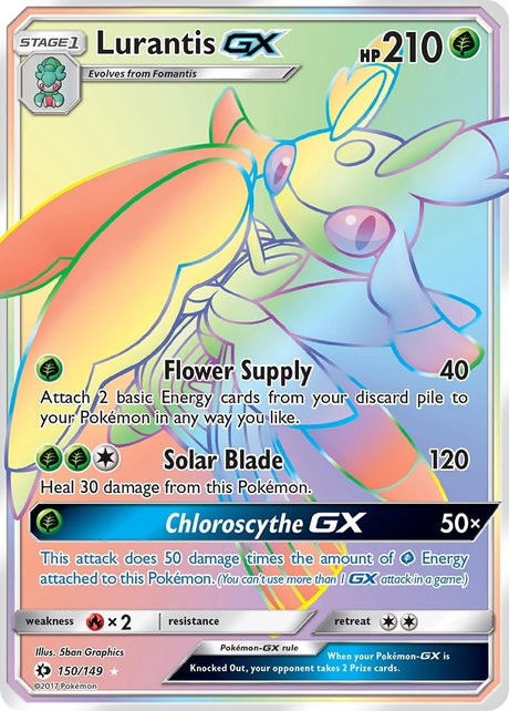 Image for Lurantis GX (Secret) (150/149) (SM Base Set) - Pokemon