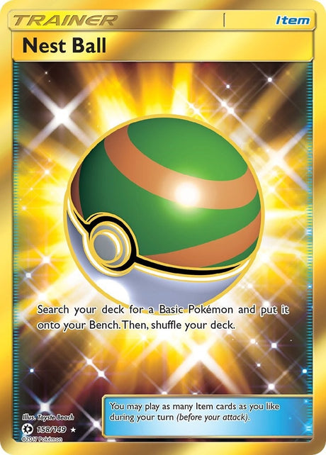 Image for Nest Ball (Secret) (158/149) (SM Base Set) - Pokemon