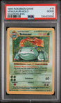 1999 POKEMON GAME #15 VENUSAUR-HOLO SHADOWLESS PSA GOOD 2