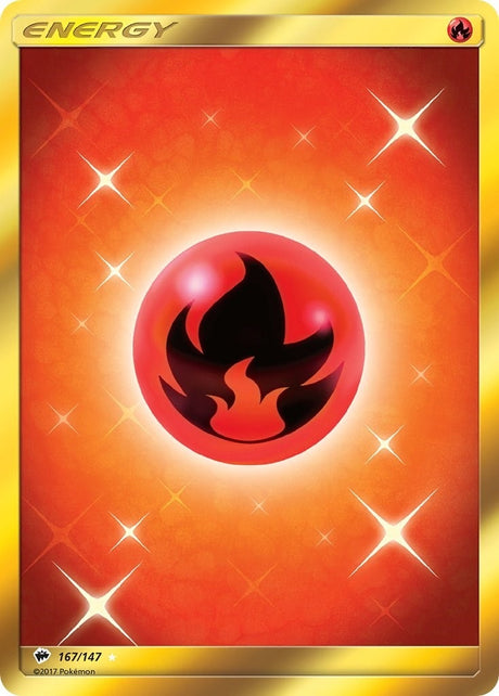 Image for Fire Energy (Secret) (167/147) (SM - Burning Shadows) - Pokemon