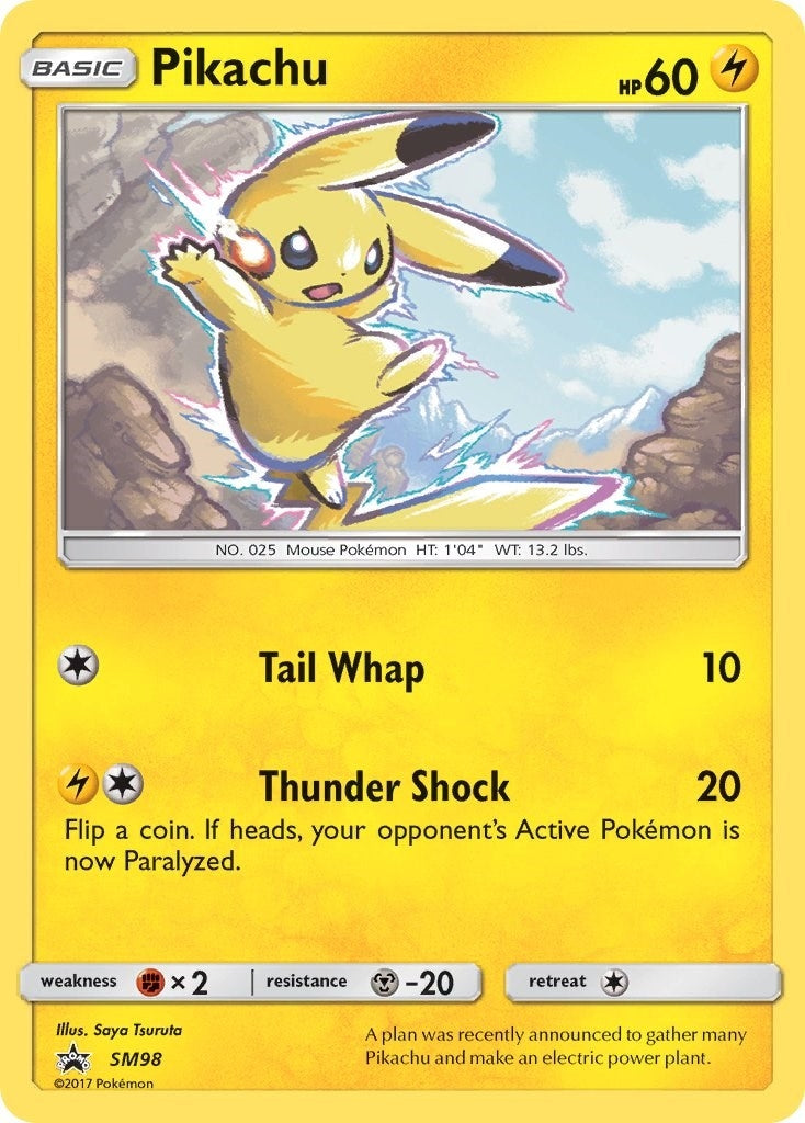 Image for Pikachu - SM98 (SM98) (SM Promos) - Pokemon