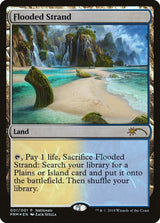 Image for Flooded Strand (1) (Foil) (Unique and Miscellaneous Promos) (UMP) - Magic: The Gathering