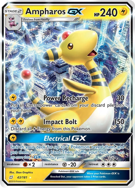 Image for Ampharos GX (43/181) (SM - Team Up) - Pokemon