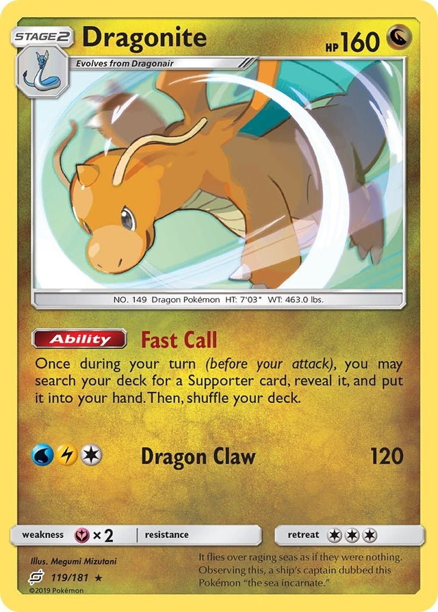 Image for Dragonite (119/181) (SM - Team Up) - Pokemon