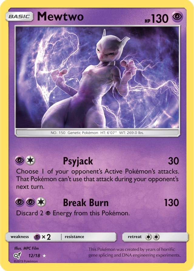 Image for Mewtwo (12/18) (Detective Pikachu) - Pokemon