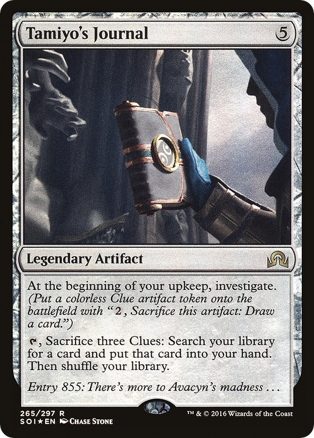 Image for Tamiyo's Journal (Entry 855) (265) (Foil) (Shadows over Innistrad) (SOI) - Magic: The Gathering