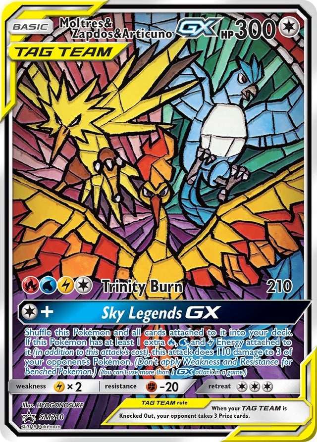 Image for Moltres & Zapdos & Articuno GX (SM210) (SM Promos) - Pokemon
