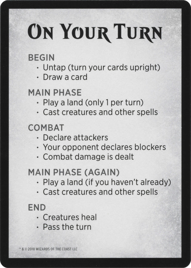 Image for Rules Card (WAR Bundle) (Unique and Miscellaneous Promos) (UMP) - Magic: The Gathering