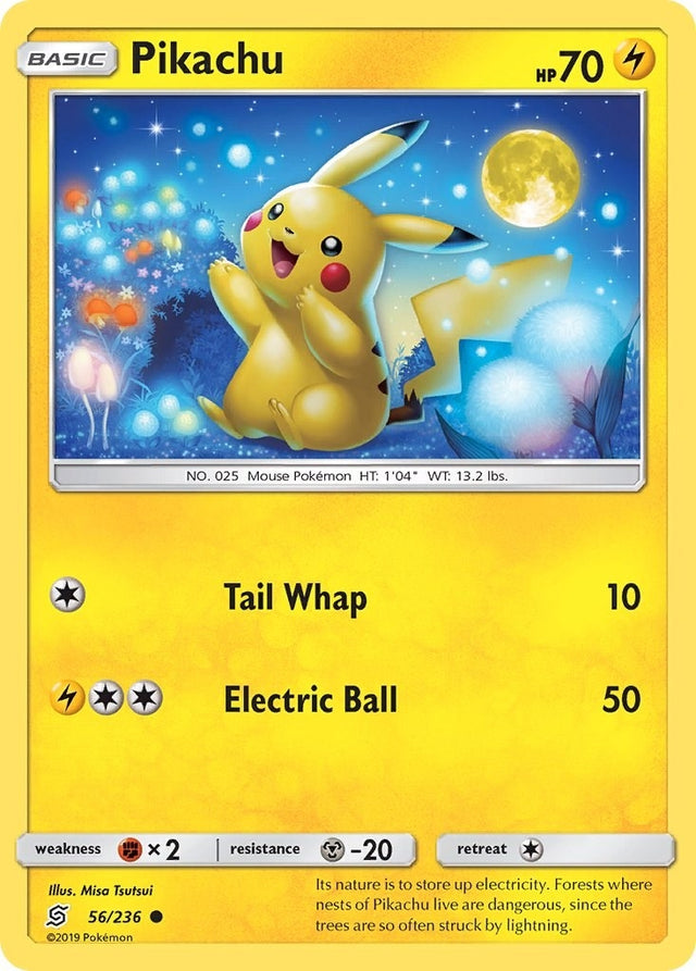 Image for Pikachu (56) (56/236) (SM - Unified Minds) - Pokemon