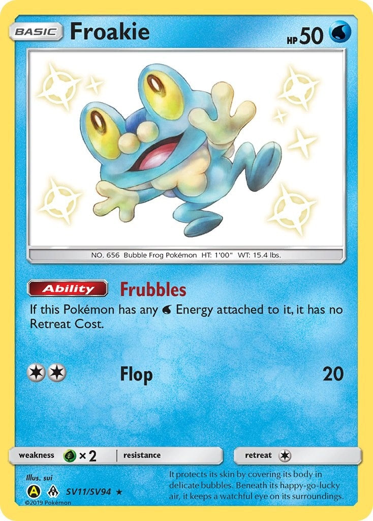 Image for Froakie (SV11/SV94) (Hidden Fates: Shiny Vault) - Pokemon