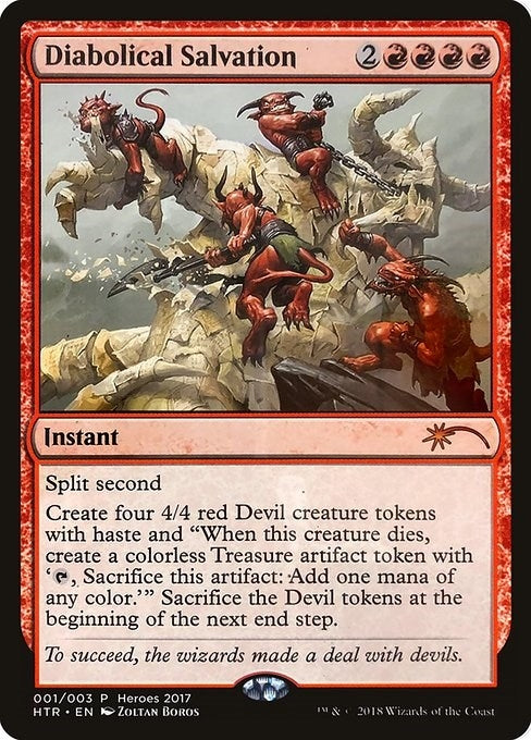 Image for Diabolical Salvation (1) (Unique and Miscellaneous Promos) (UMP) - Magic: The Gathering