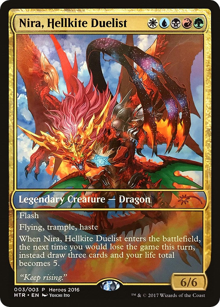 Image for Nira, Hellkite Duelist (3) (Unique and Miscellaneous Promos) (UMP) - Magic: The Gathering