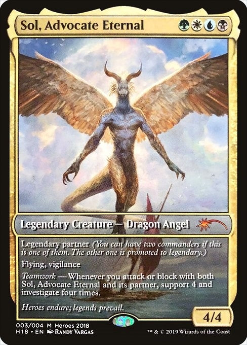 Image for Sol, Advocate Eternal (3) (Unique and Miscellaneous Promos) (UMP) - Magic: The Gathering