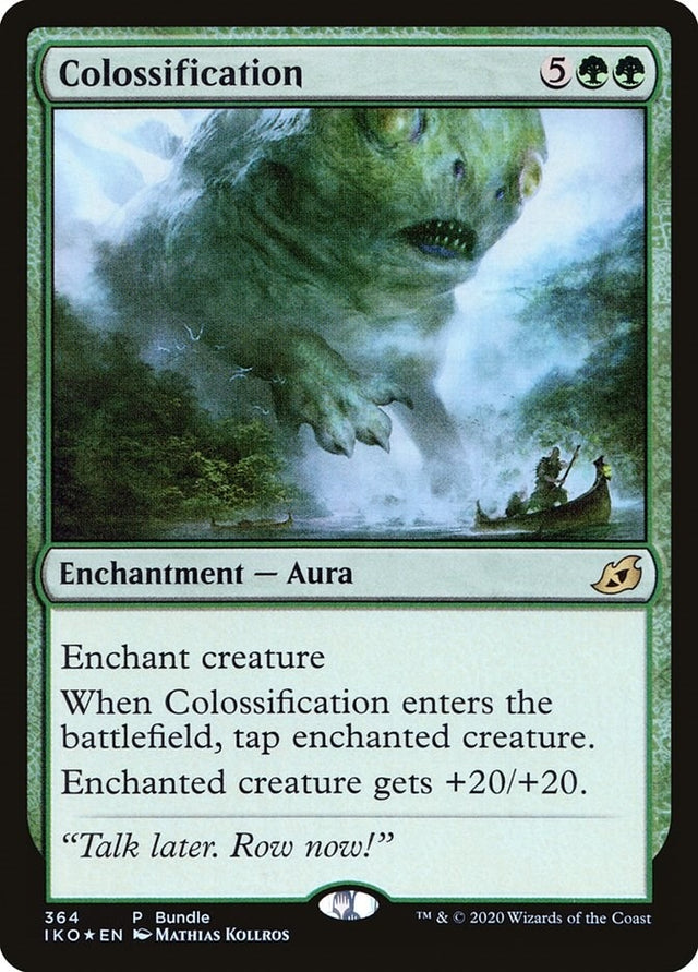 Image for Colossification (IKO Bundle) (364) (Foil) (Unique and Miscellaneous Promos) (UMP) - Magic: The Gathering