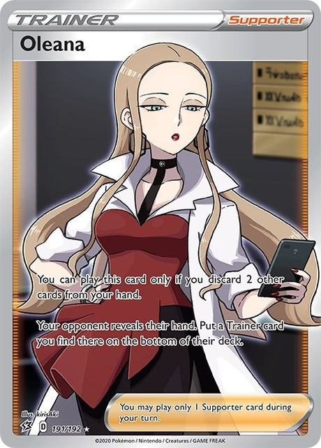 Image for Oleana (Full Art) (191/192) (SWSH02: Rebel Clash) - Pokemon