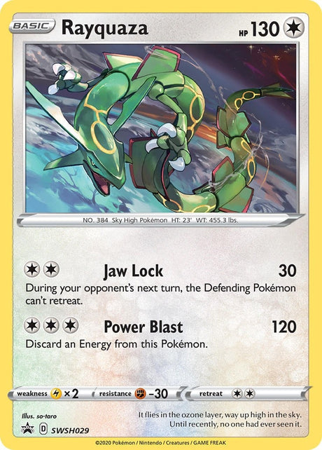 Image for Rayquaza - SWSH029 (SWSH029) (SWSH: Sword & Shield Promo Cards) - Pokemon
