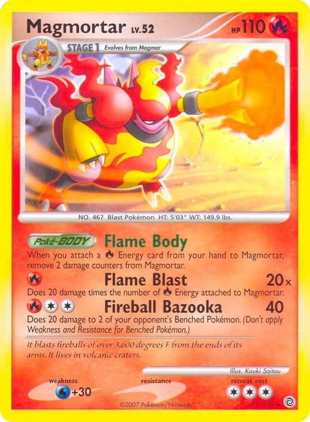Image for Magmortar - 31/132 (Secret Wonders) (031/132) (Deck Exclusives) - Pokemon