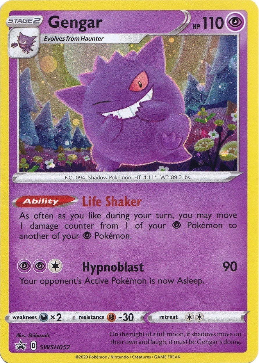 Image for Gengar - SWSH052 (SWSH052) (SWSH: Sword & Shield Promo Cards) - Pokemon