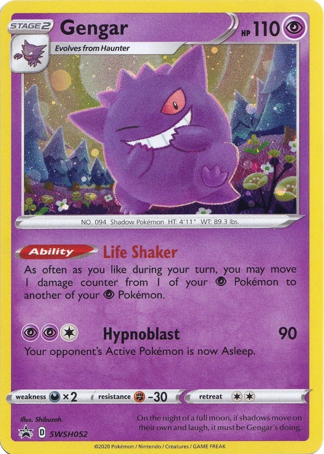 Image for Gengar - SWSH052 (SWSH052) (SWSH: Sword & Shield Promo Cards) - Pokemon