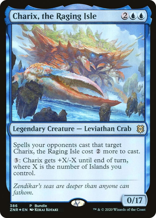 Image for Charix, the Raging Isle (ZNR Bundle) (386) (Foil) (Unique and Miscellaneous Promos) (UMP) - Magic: The Gathering