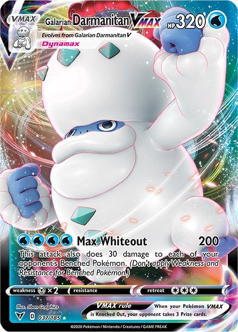 Galarian Darmanitan VMAX (037/185) (SWSH04: Vivid Voltage)